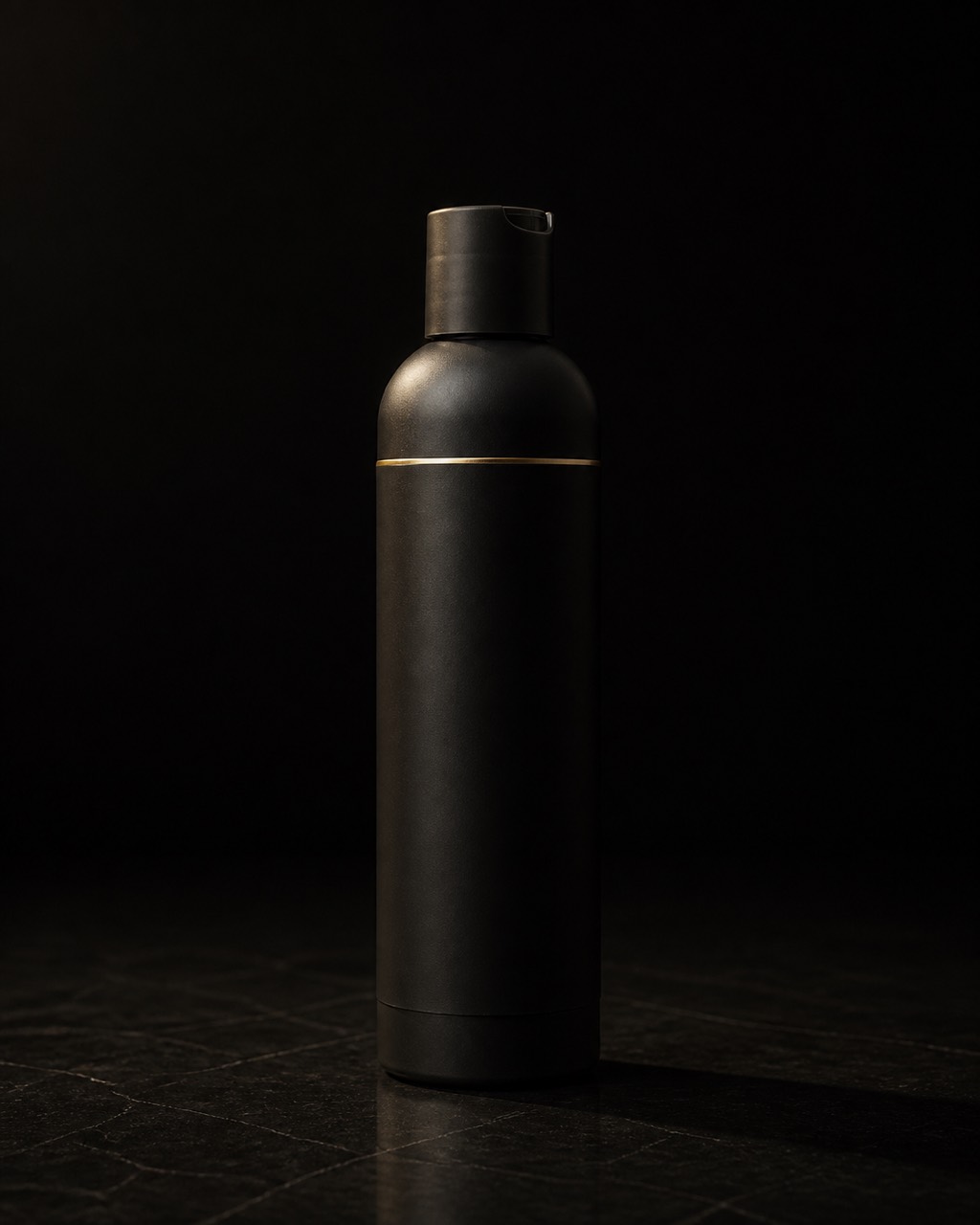 Daily Curl Conditioner — curl conditioner — standing alone against near-black under a single warm gold light.