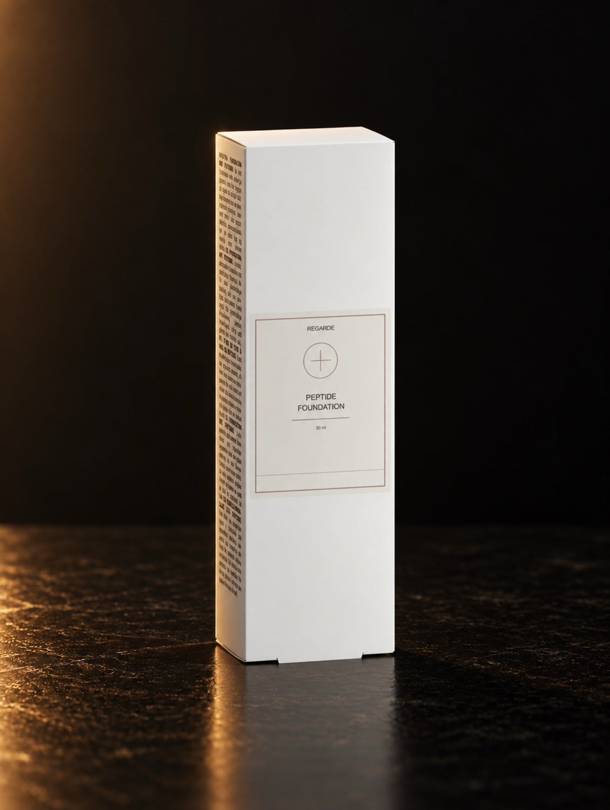 Peptide Foundation — shade 15 Light Cool, with carton.